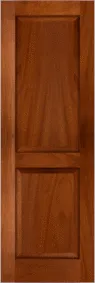 Raised  Panel  Hatteras  Mahogany  Shutters
